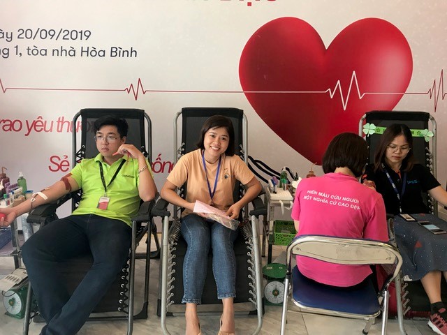 Annually humanitarian blood donation activity